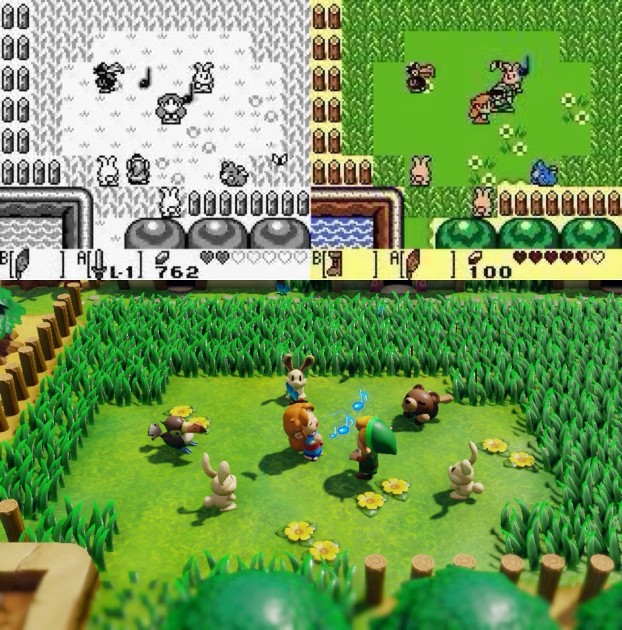 注意动物、草地跟花纹,细节高度还原。